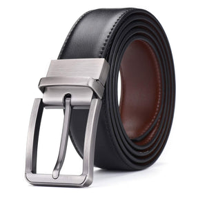 Reversible Leather Belt - Black & Brown